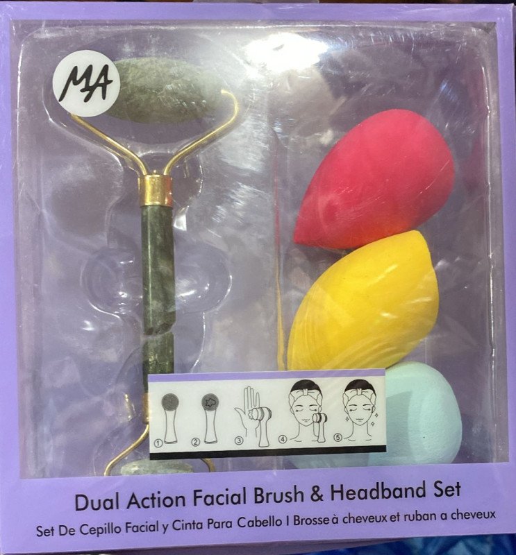 MA Dual Action Facial Brush & Headband set